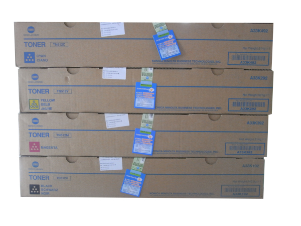 柯尼卡美能達C454e復印機碳粉 一套四個顏色