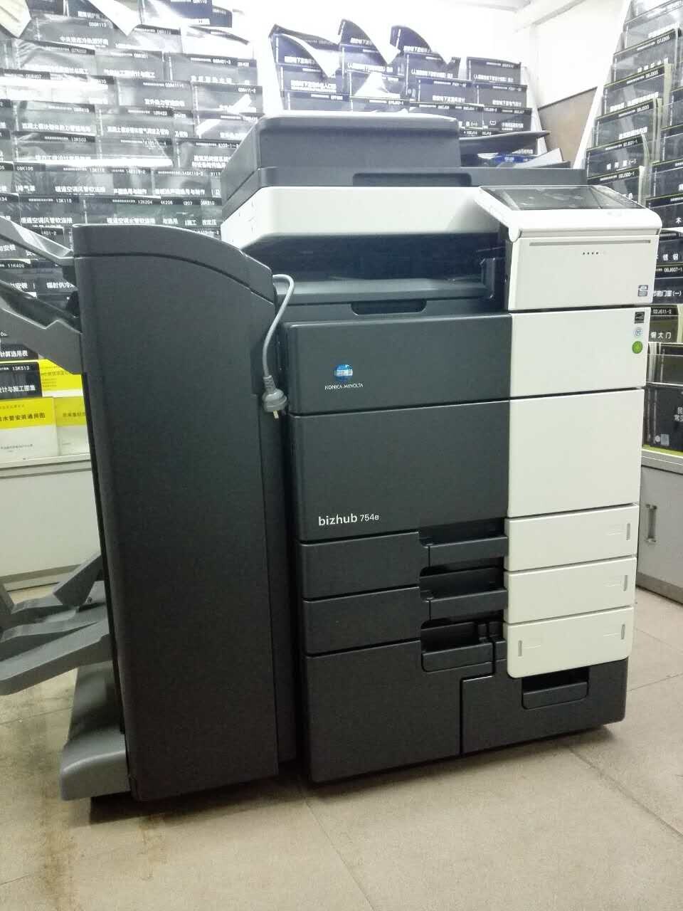 科頤辦公給謀圖書館安裝的柯尼卡美能達BH754e復印機 科頤辦公給謀圖書館安裝的柯尼卡美能達BH754e復印機