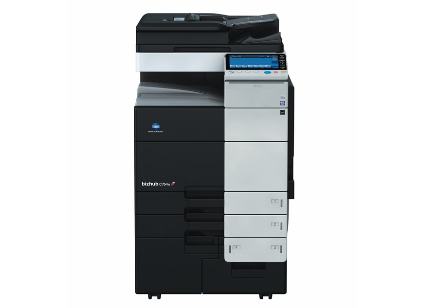信息技術(shù)企業(yè)訂購的柯尼卡美能達C754e復(fù)印機-科頤辦公分享