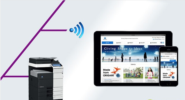 iPhone和iPad可以借助AirPrint 方便地在C266上打印文檔和圖片-科頤辦公